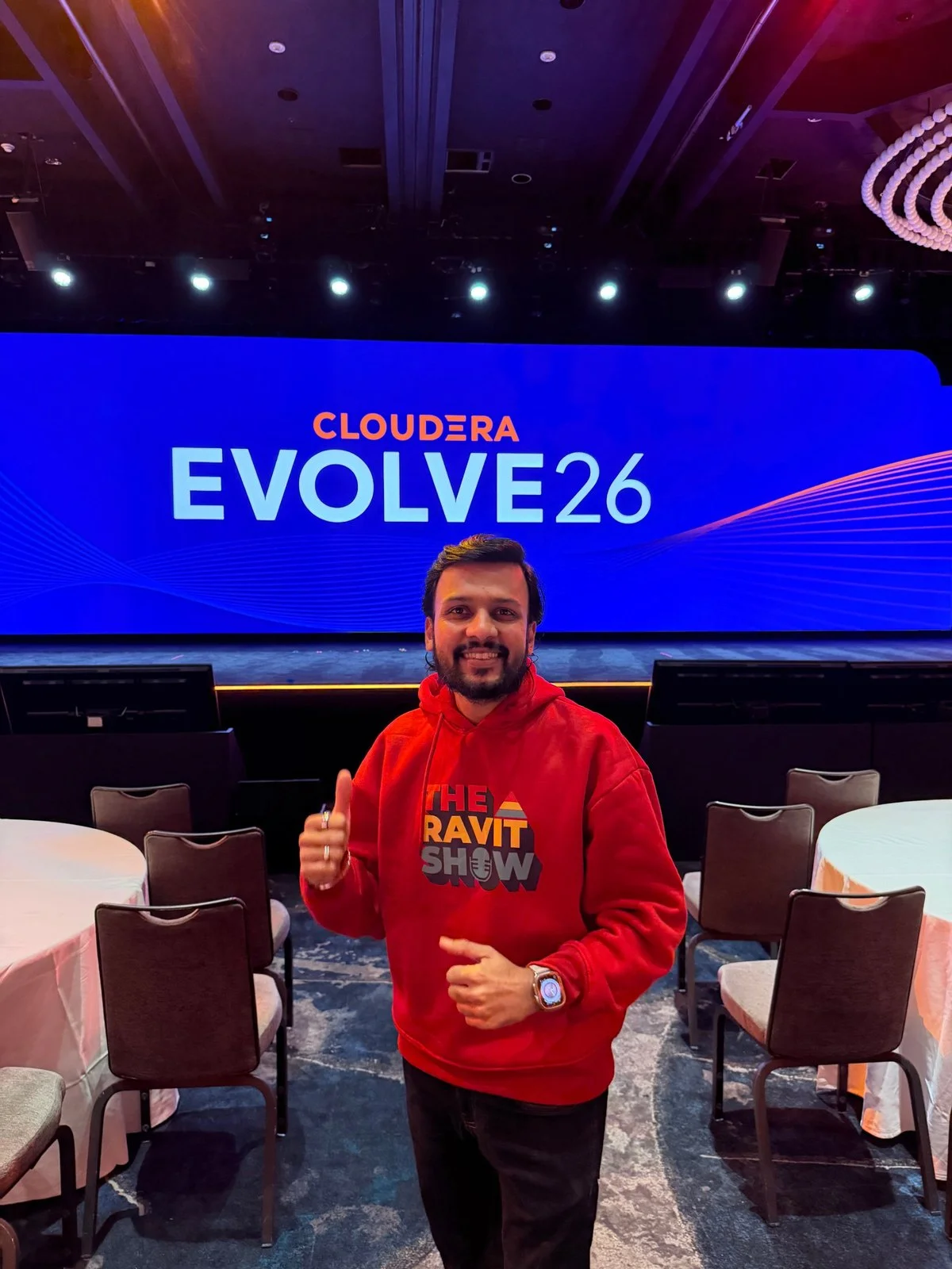 Ravit Jain at Cloudera EVOLVE26 New York
